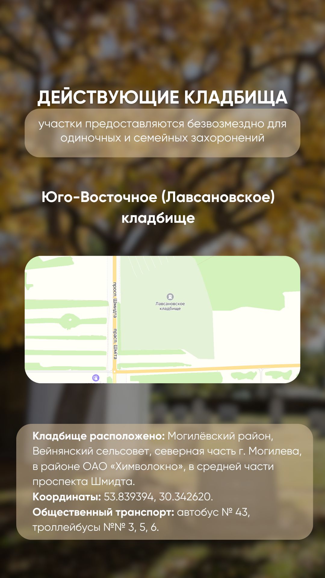 Юго-Восточное (Лавсановское) кладбище